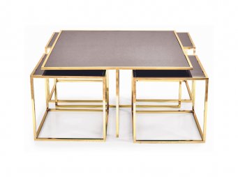 Kares Orta Sehpa Gold 